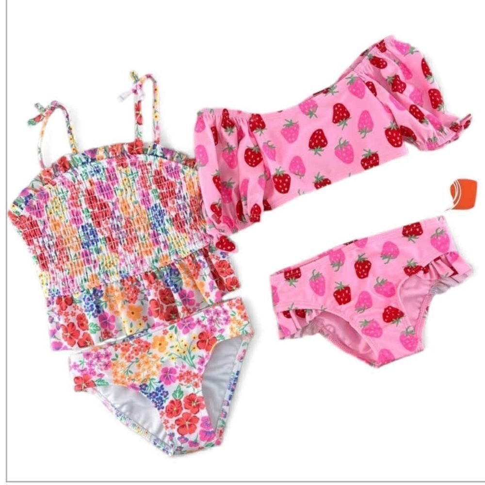 Tankini & Bikini Swimsuit Bathing Suit 2, 2-Piece Sets Size 2T